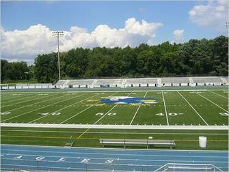 The From Press Box At Middletown South S Football Field