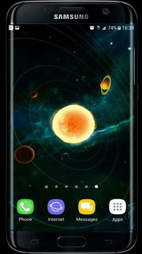 Gyro Solar System 3d Live Wallpaper For Android Apk