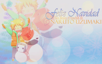 Wallpaper Naruto Christmas By Natzabel