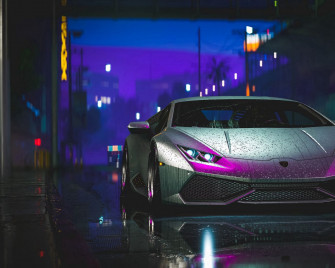 Wallpaper Lamborghini Aventador