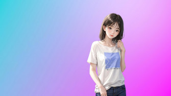 Cute Anime Girl Art 4k Wallpaper iPhone HD Phone 7271l