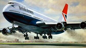 HD Wallpaper Painting Aircraft