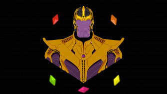 Thanos Infinity Stone Pop Art Wallpaper HD Movies 4k Image