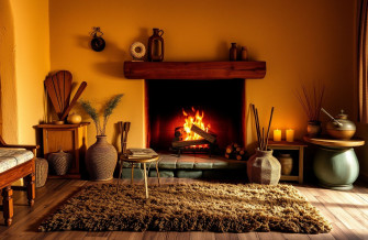 Live Fireplace Wallpaper
