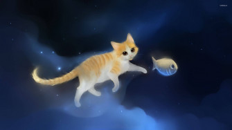 Cat Art Wallpaper