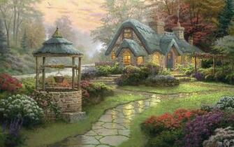Most Beautiful Cottage Desktop Background Full HD