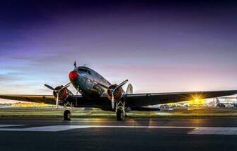 Wallpaper Flight Sunset The Plane One Two American First