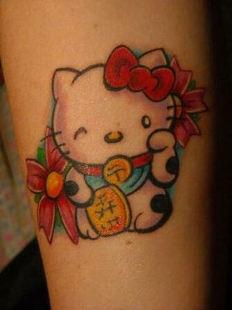 Hello Kitty Maneki Neko Tattoo Digitalhint Net