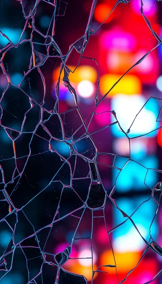 Broken Phone Screen Wallpaper