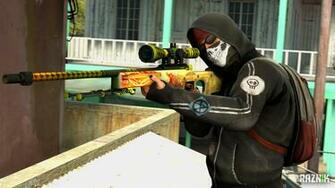 HD Wallpaper Gray And Black Sniper Rifle With Scope Illustration