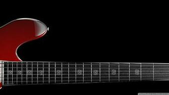 Zoom Red Guitar Wallpaper