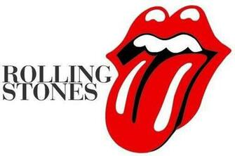 Rolling Stones Tongue Logo With Band Name Graphics Code