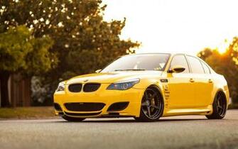 Yellow Bmw M5 Tuning HD Wallpaper E60 Bmwcase Car