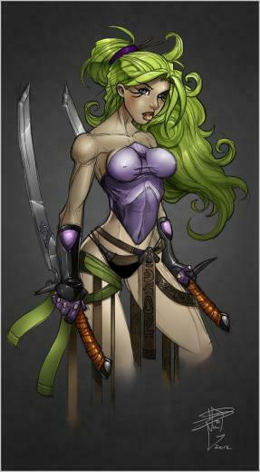 Blade Dancer By Rdown Phone Wallpaper