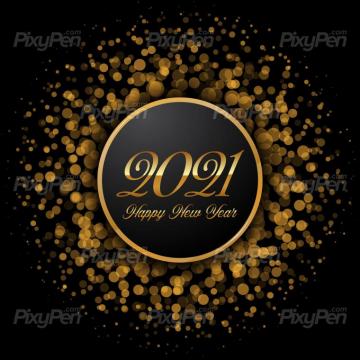Happy New Year Wallpaper Vector Background Pixypen