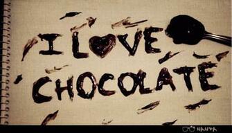 Image Gallery For I Love Chocolate Wallpaper