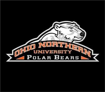 Onu Polar Bears Banner Black Background Ohio Northern University