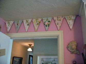 Vintage Wallpaper Banner Diy Crafts Projects