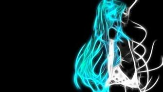 Vocaloid Hatsune Miku Fractalius Anime Girls Wallpaper Art