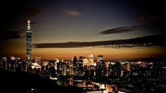 Night Time City Wallpaper HD