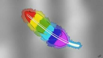 Rainbow Feather UHD Wallpaper By Fanosss