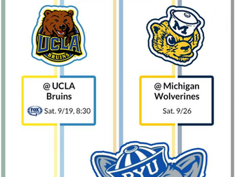 Dribbble Byu Football Schedule Wallpaper By Rusty Smith