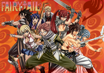 Epic Fairy Tail HD Wallpaper Featuring Legendary Characters By Hiro Mashima