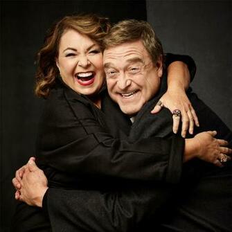 Roseanne Image Aarp Photoshoot Barr And John Goodman