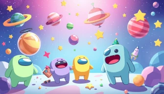 Cute Among Us Wallpaper