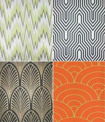 Art Deco Inspired Wallpaper Design
