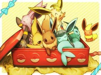 Pokemon Eevee Espeon Flareon Fuchisa Glaceon Jolteon Leafeon