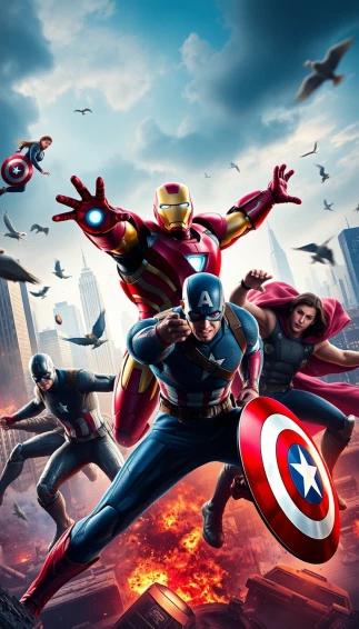 Avengers Mobile 4k Wallpaper