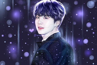 Bts Suga BirtHDay Fanart By Kekeliv
