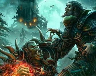 Undead Warlock From World Warcraft Wallpaper Corvus Quoteko