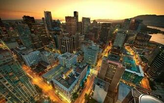 Vancouver Sunset Canada Wallpaper HD