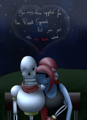 Papyrus X Undyne By Thekatherynn