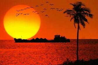 Sunset Background Full Desktop Background