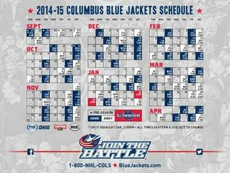 Columbus Blue Jackets Schedule Release