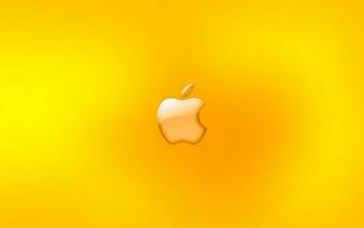 Black And White Wallpaper Yellow Apple Logo