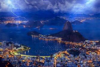 Storm Over Botafogo HD Wallpaper Background Image