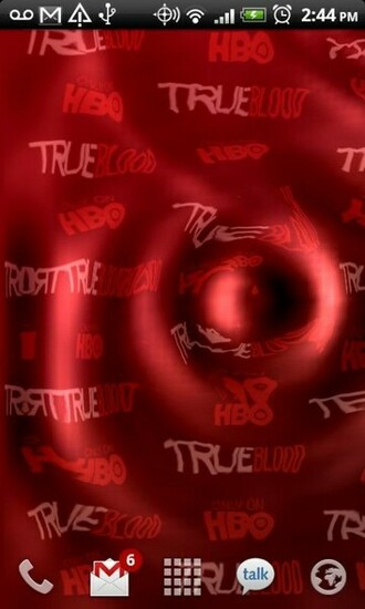 Phone Is The True Blood Animated Wallpaper Touch Surface Or Shake