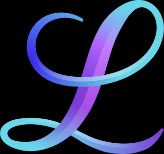 Purple Cursive Letter L Wallpaper