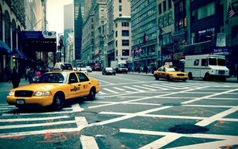 New York Street Wallpaper