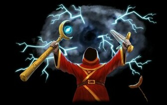 Fantasy Wizard Fan Art Magicka Wallpaper