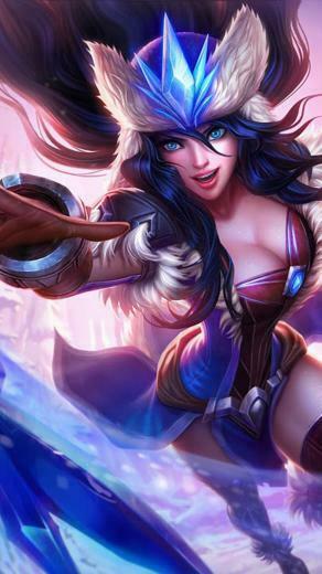 Snowstorm Sivir Snowdown Skin Android iPhone Wallpaper Mobile