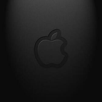 Black Apple Logo iPad Wallpaper Retina HD