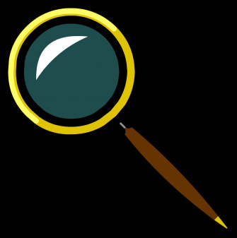 Classic Magnifying Glass Vector Wallpaper