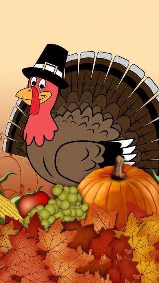 Turkey Happy Thanksgiving Wallpaper