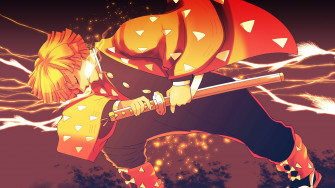 Zenitsu Agatsuma Kimetsu No Yaiba 4k Wallpaper