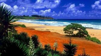 Beach Shade Hawaii HD Wallpaper In Kauai